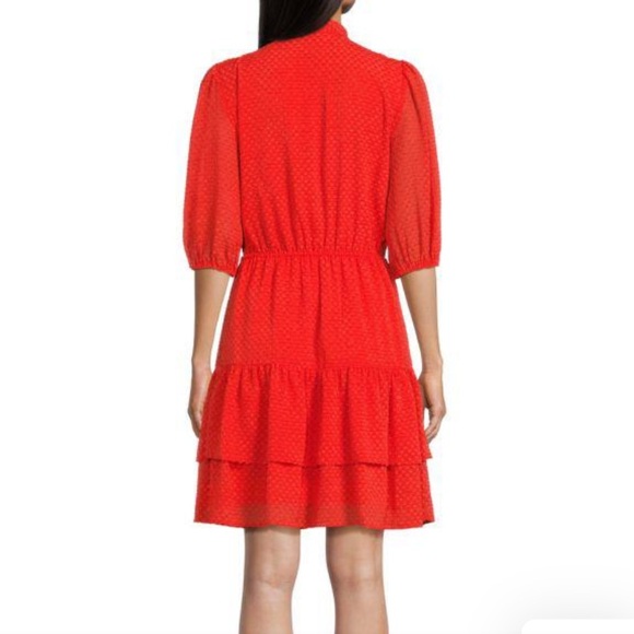 Nanette Lepore Neck Tie Tier Dress - Picture 8 of 8